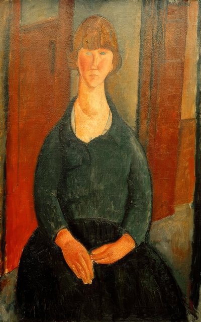 Das Blumenmädchen von Amedeo Modigliani